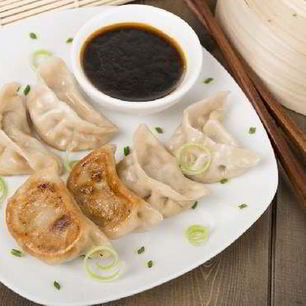 Рецепт Китайских пельменей с начинкой из рубленой свинины