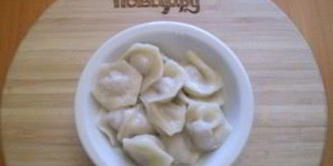 Рецепт пельменей под соусом