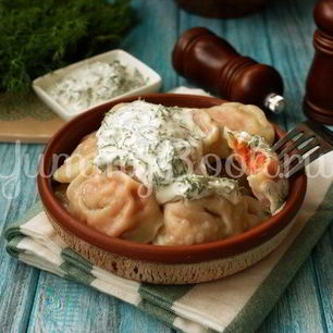 Рецепт Пельменей с лососем