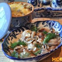 Рецепт Пельменей в горшочках