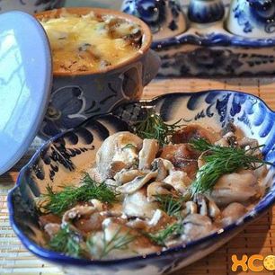 Рецепт Пельменей в горшочках