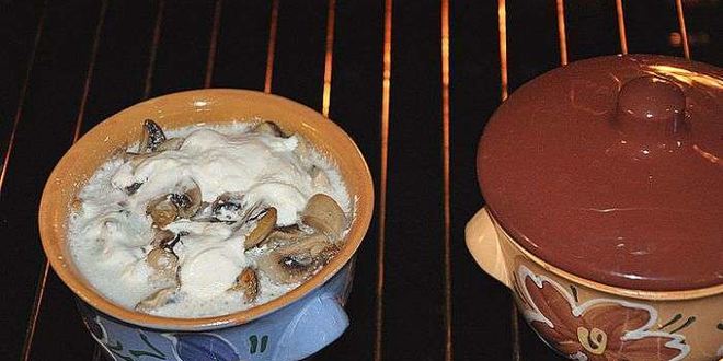 Рецепт пельменей в горшочках