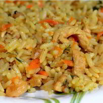 Рецепт Быстрого плова с курицей