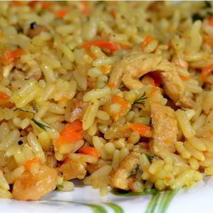 Рецепт Быстрого плова с курицей