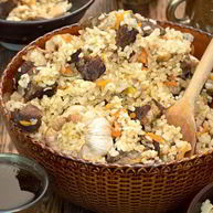 Рецепт Городского плова с бараниной и грибами