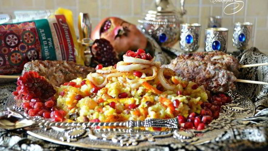 Рецепт королевского персидского плова с люля-кебабом из баранины