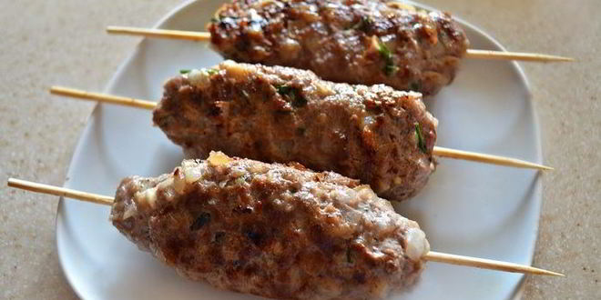 Рецепт королевского персидского плова с люля-кебабом из баранины
