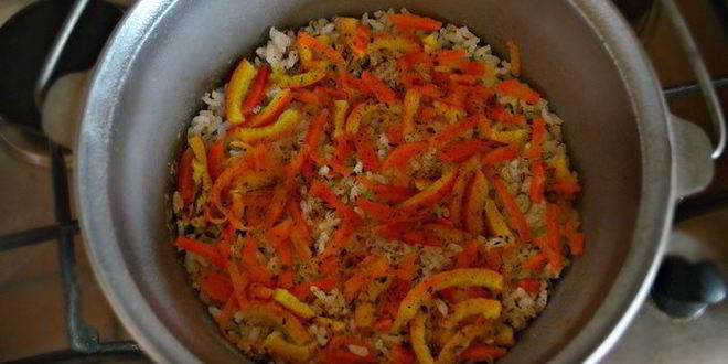 Рецепт королевского персидского плова с люля-кебабом из баранины