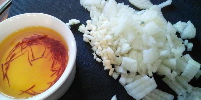 Рецепт паэльи с курицей и морепродуктами