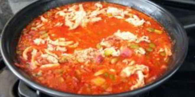 Рецепт паэльи с курицей