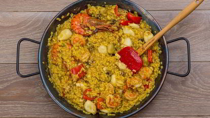 Рецепт Паэльи с морепродуктами