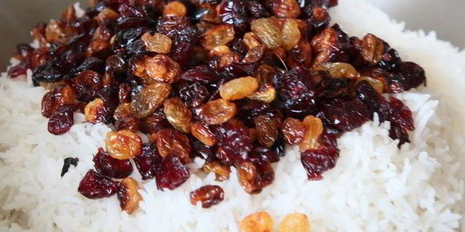 Рецепт персидского сладкого плова с картофелем