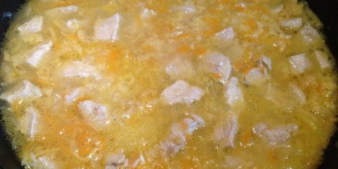 Рецепт плова из индейки с айвой