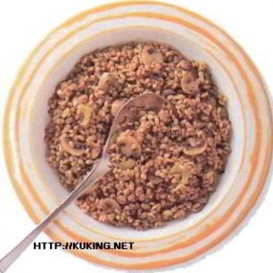 Рецепт Плова из ячменя с грибами