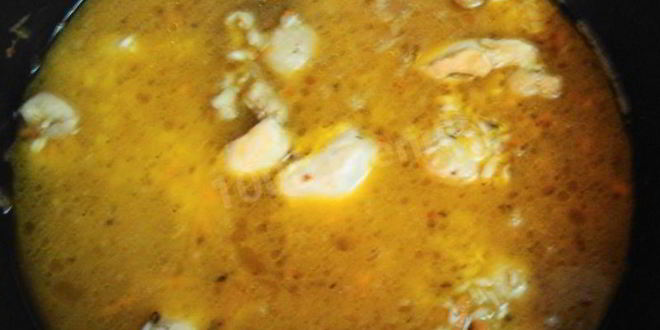 Рецепт плова на плите в казане из курицы