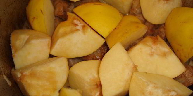 Рецепт плова с айвой