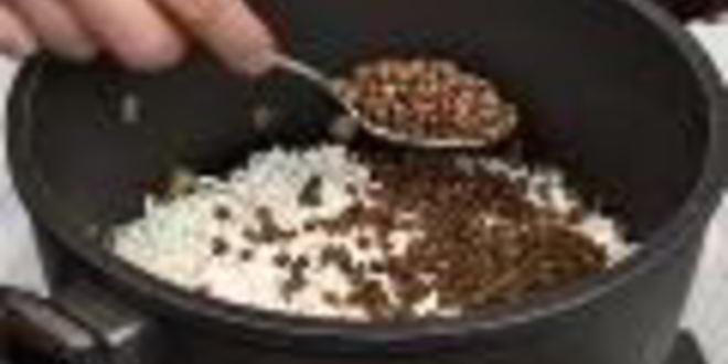 Рецепт плова с чечевицей и овощами