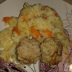 Рецепт Плова с фрикадельками