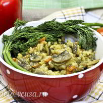 Рецепт Плова с грибами