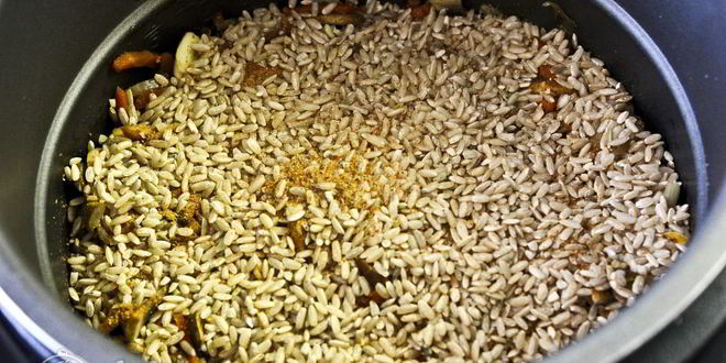 Рецепт плова с грибами