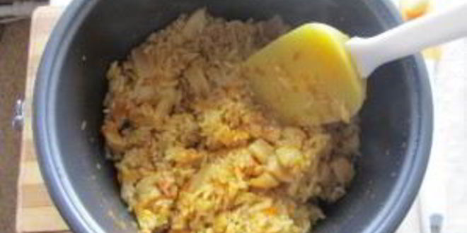 Рецепт плова с кальмарами в мультиварке
