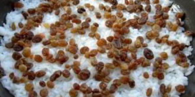 Рецепт плова с курагой и изюмом