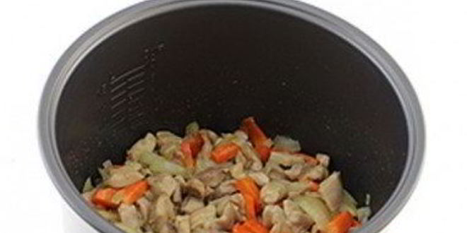Рецепт плова с курицей в мультиварке