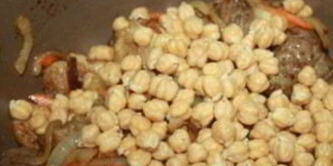 Рецепт плова с нутом и курицей