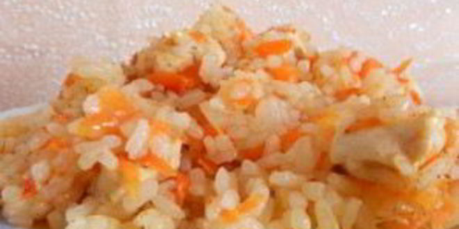 Рецепт плова с помидорами и курицей