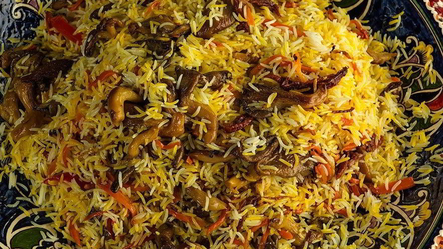 Рецепт плова с вешенками