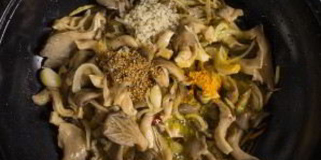 Рецепт плова с вешенками