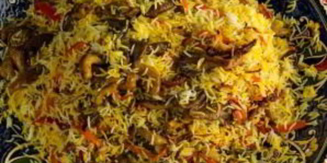 Рецепт плова с вешенками