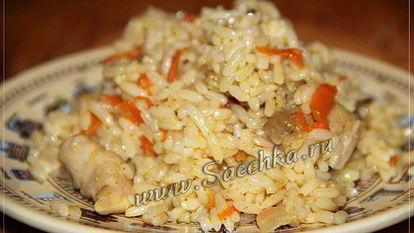 Рецепт Плова в мультиварке Steba