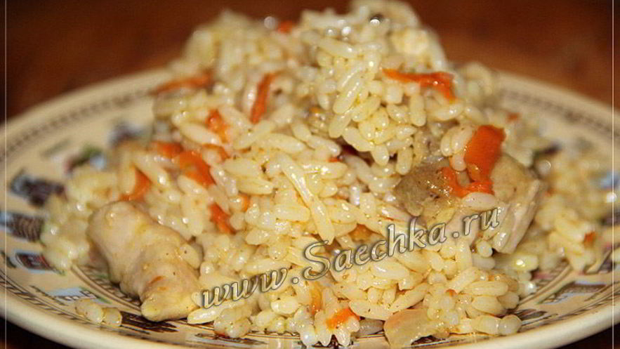 Рецепт плова в мультиварке steba