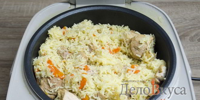 Рецепт плова в мультиварке