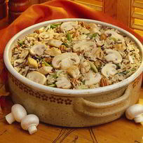 Рецепт Постного плова с грибами