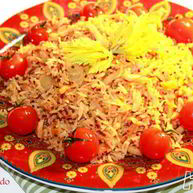 Рецепт Томатного плова с кальмарами