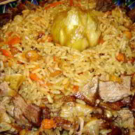 Рецепт Узбекского плова с бараниной и барбарисом