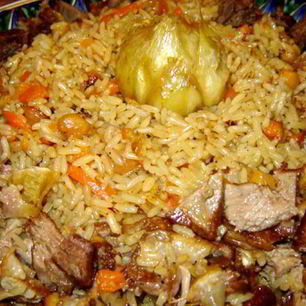 Рецепт Узбекского плова с бараниной и барбарисом