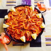 Валенсийская паэлья с морепродуктами