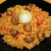 Рецепт Вегетарианского плова с грибами