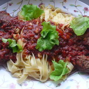 Рецепт Феттучине с рагу по-неаполитански