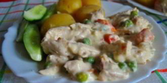 Рецепт фрикасе из курицы с овощами
