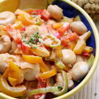 Рецепт Грибного рагу с томатами