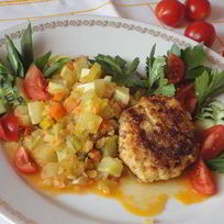 Рецепт Овощного рагу с красной чечевицей