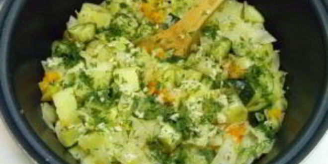 Рецепт овощного рагу в мультиварке