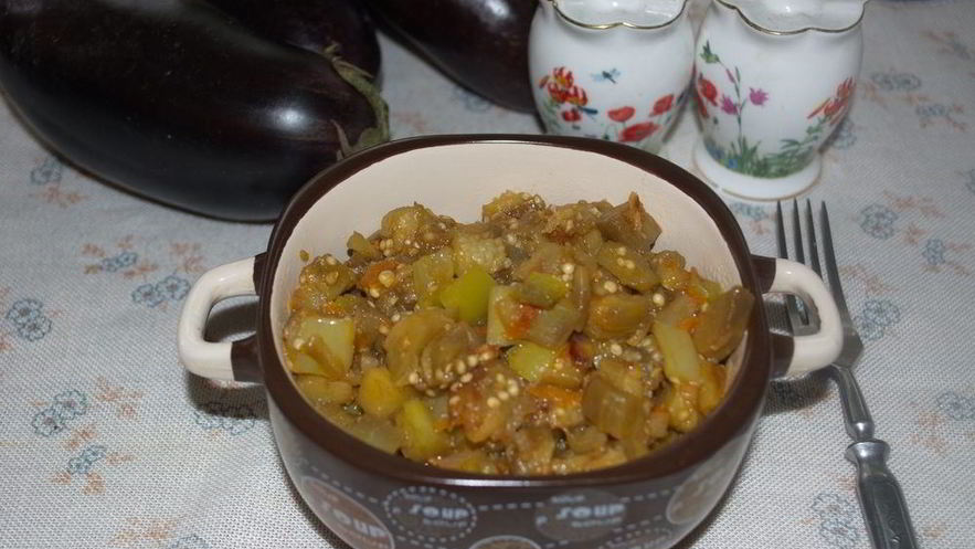 Рецепт рагу из баклажанов и помидоров