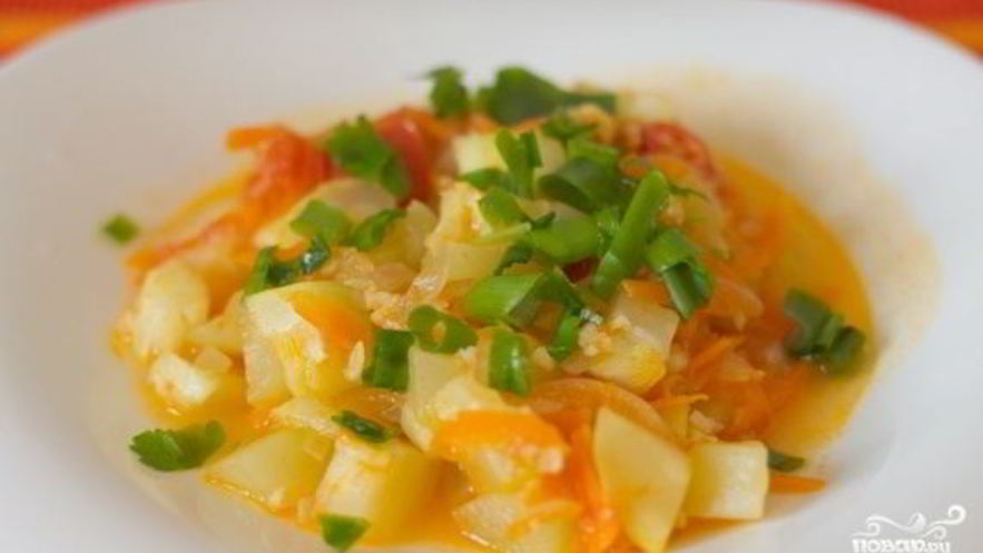 Рецепт рагу из кабачков в мультиварке