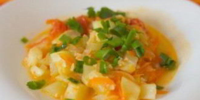 Рецепт рагу из кабачков в мультиварке