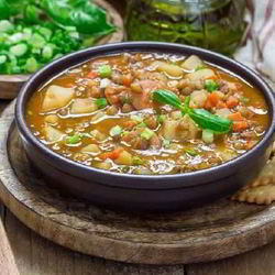 Рецепт Рагу из овощей и чечевицы